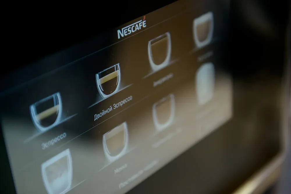 Экран кофемашины
